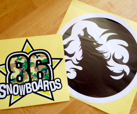 スノーボードステッカー